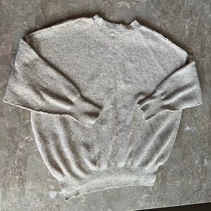 Abercrombie & Fitch Soft AF Chenille Pull Over Tunic Sweater Beige Cream Medium